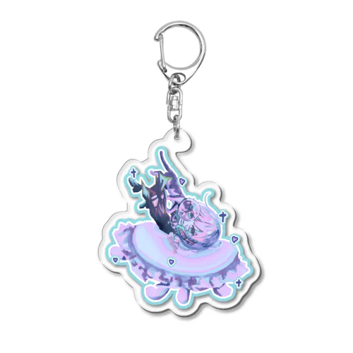 ダイブねこ Acrylic Key Chain