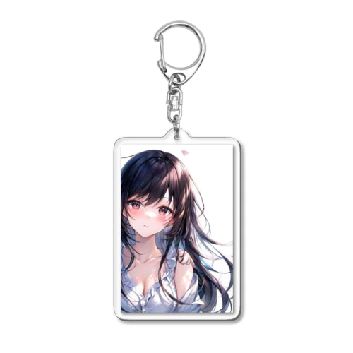 見つめる少女 Acrylic Key Chain