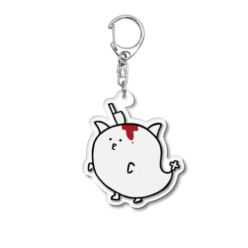 アクキーのおばけくん Acrylic Key Chain