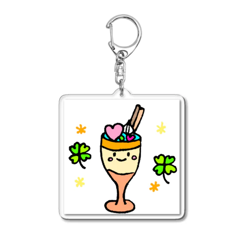 かわいいパフェのグッズ Acrylic Key Chain