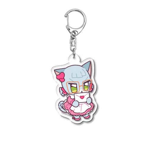 やーにゃちゃん(バレンタインガールズ) Acrylic Key Chain