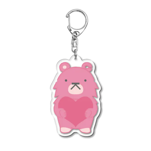 ナレクマちゃん（ハートver） Acrylic Key Chain