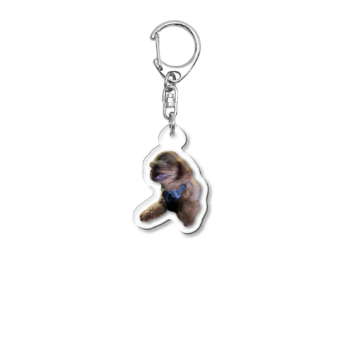 暴れ犬 Acrylic Key Chain