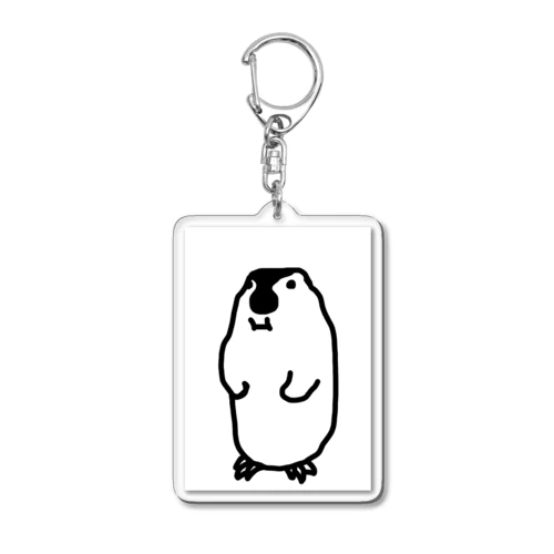 ゆるいマーモット Acrylic Key Chain