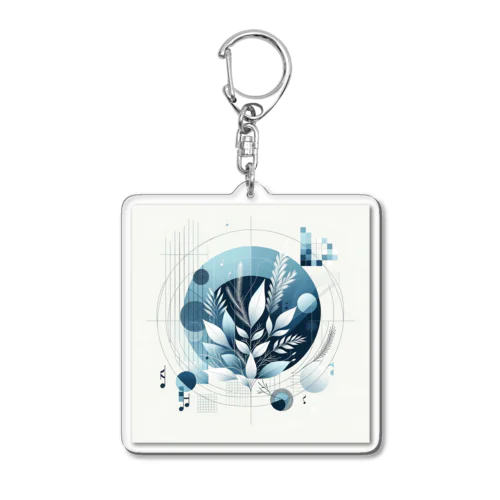 ジオメトリーA25 Acrylic Key Chain