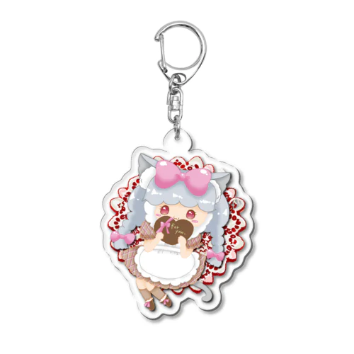 バレンタイン×猫耳フェイル Acrylic Key Chain