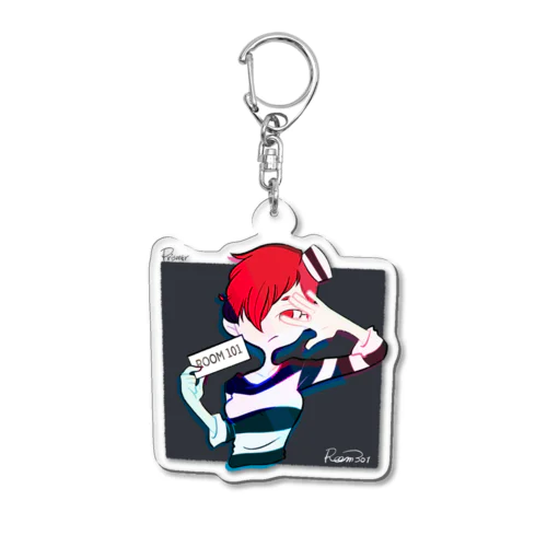 Prisoner girl Acrylic Key Chain