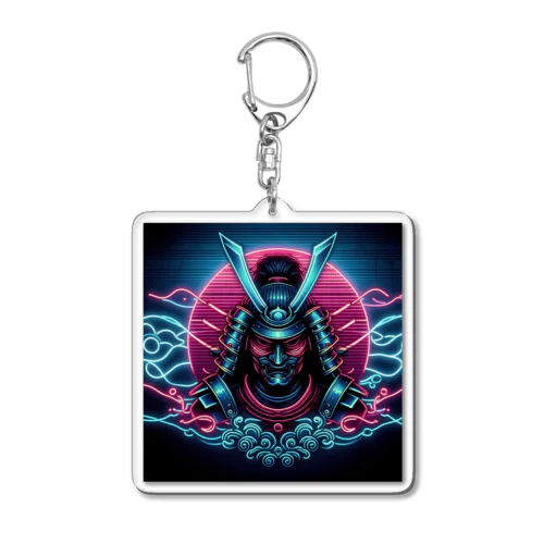 SamuraiNeon Acrylic Key Chain