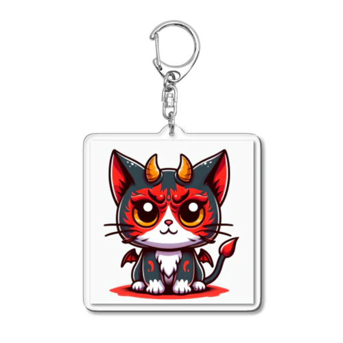 ！結構強い悪魔にゃんこ！ Acrylic Key Chain