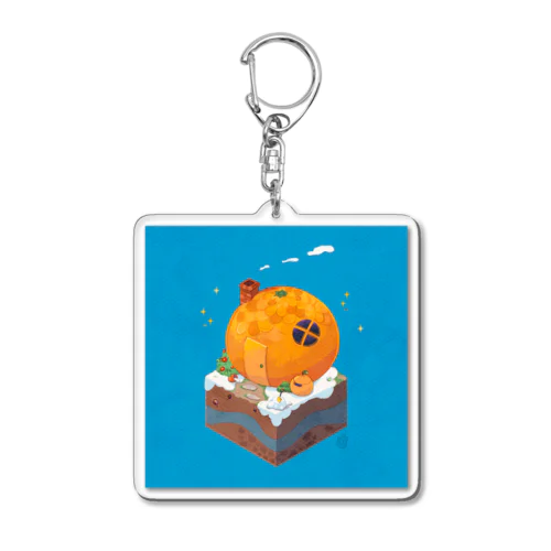 みかんのお家 Acrylic Key Chain