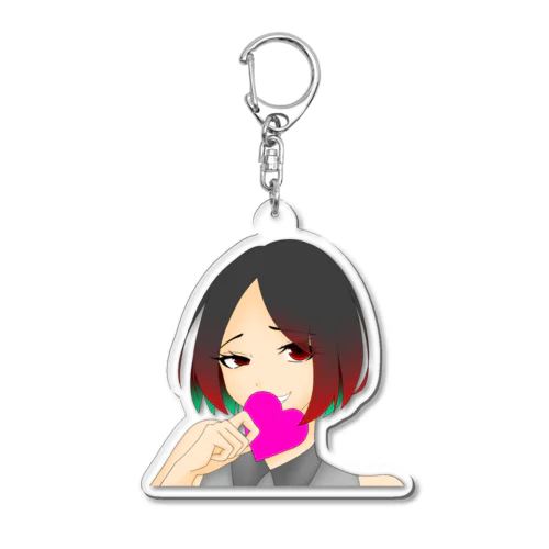 ゲスうさぎグッズ1 Acrylic Key Chain