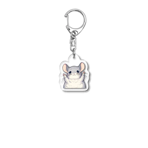 ばんざいチンチラ Acrylic Key Chain