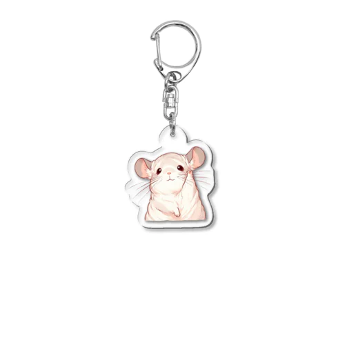 おてあげチンチラ Acrylic Key Chain