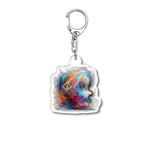 Child Acrylic Key Chain