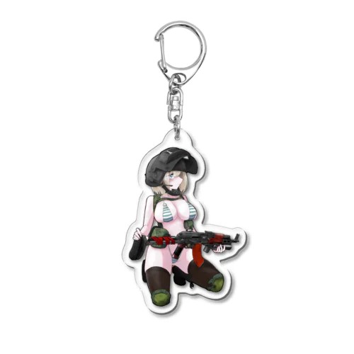 Telnyashka  Girl Acrylic Key Chain