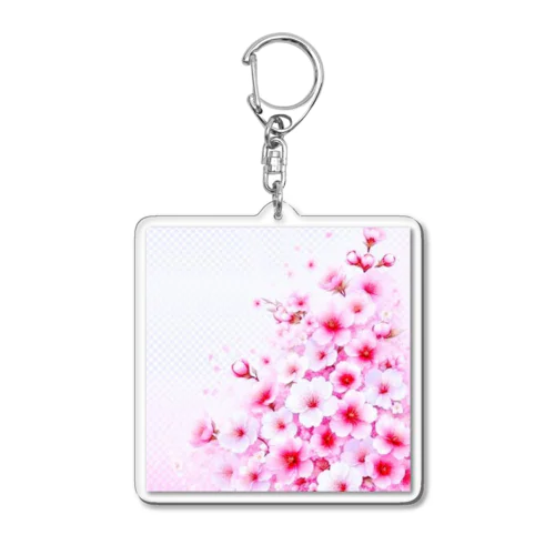 桜束 Acrylic Key Chain