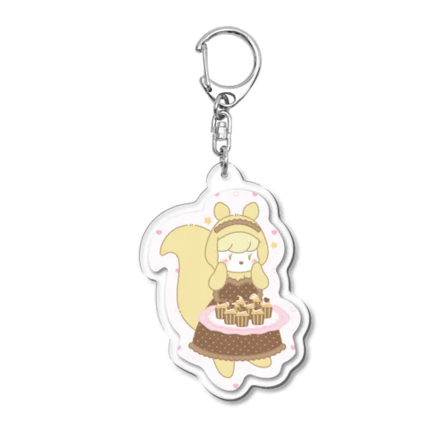 バレンタインなきいろのあのこ Acrylic Key Chain