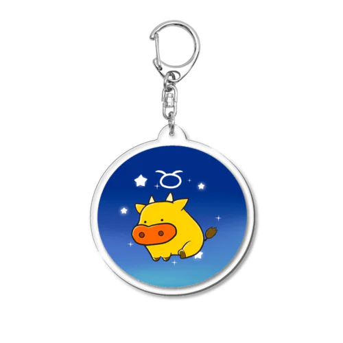 牡牛座のアクリルキーホルダー Acrylic Key Chain