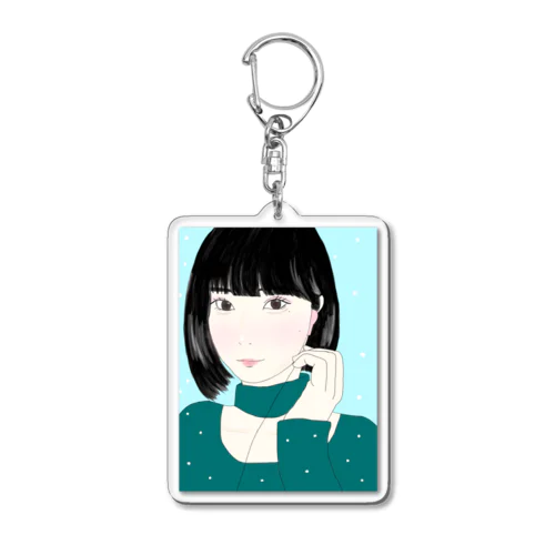 初雪 Acrylic Key Chain