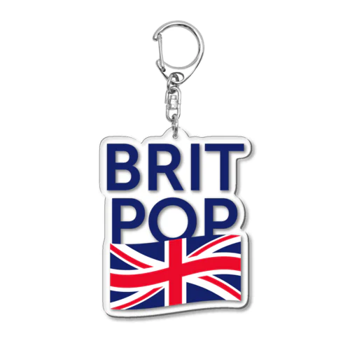 BRIT POP Acrylic Key Chain