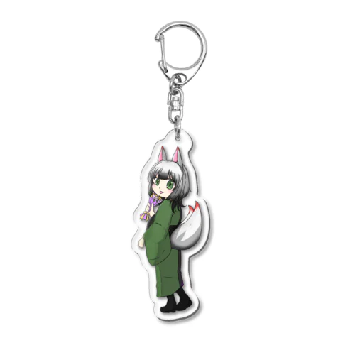 稲荷めめ誕生日グッズ Acrylic Key Chain