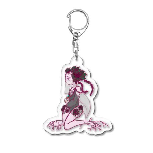 ブラックマンバちゃん Acrylic Key Chain