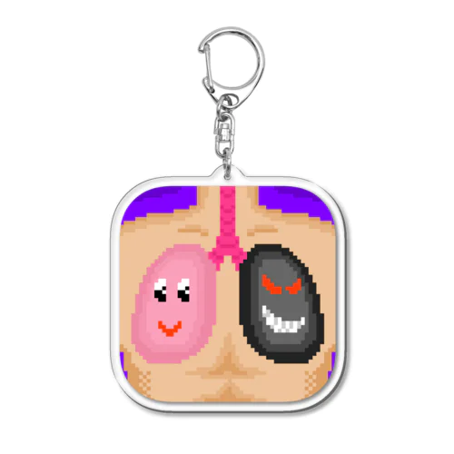 肺活くんアイコン Acrylic Key Chain