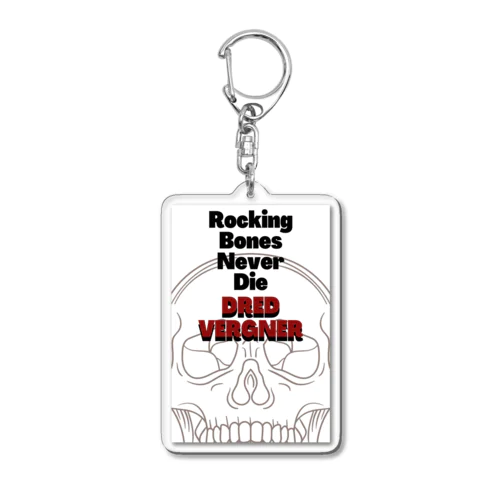 Rock'n Bones Acrylic Key Chain