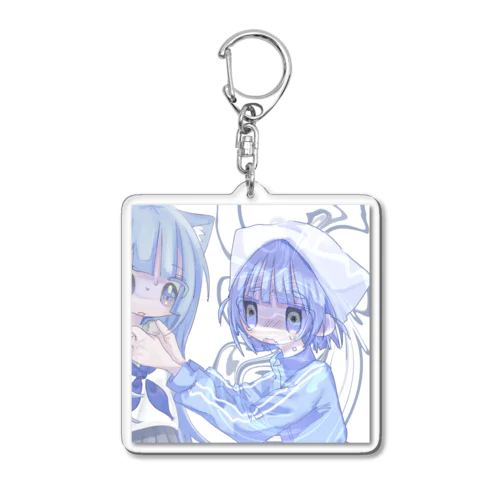 絞ｻﾂと愛、溢れる Acrylic Key Chain