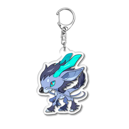 麒麟ちゃん(青) Acrylic Key Chain