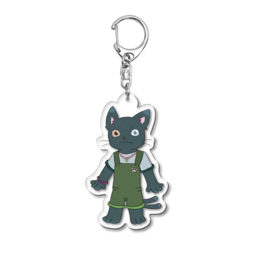 オッドアイきゃっと Acrylic Key Chain