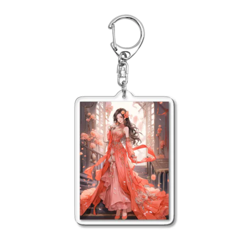 素敵なドレスでパーティ　sanae 2074 Acrylic Key Chain