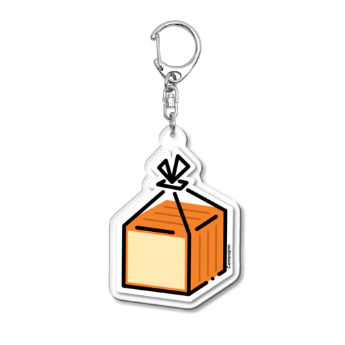 a bag of white bread Acrylic Key Chain