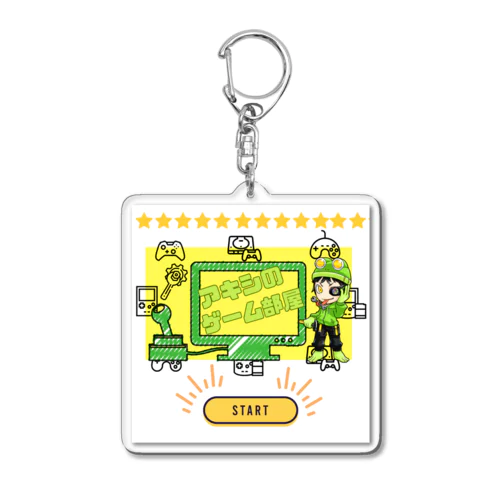 AKISI's game room　キーホルダー Acrylic Key Chain