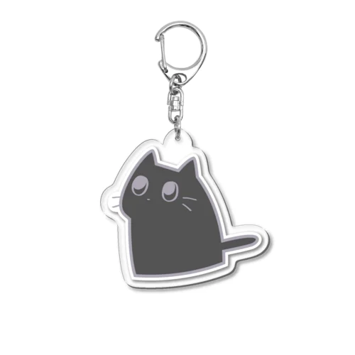 ネコリョーシカ（くろ） Acrylic Key Chain