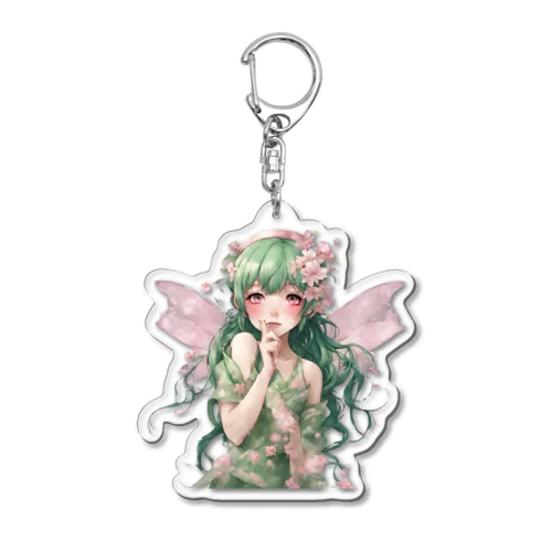 春が待ち遠しい Acrylic Key Chain