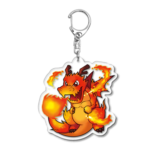 【算数王国】No.91ドラゴン Acrylic Key Chain