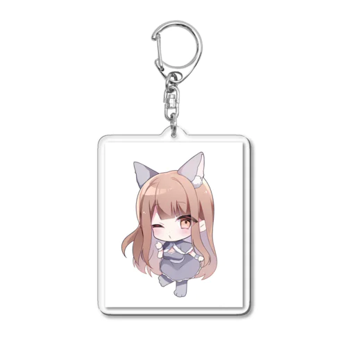 ぷちこ画伯３周年記念 Acrylic Key Chain