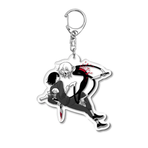 親権争い Acrylic Key Chain