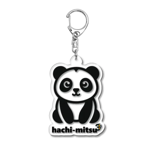 hachi-mitsu3 パンダ　panda アクリルキーホルダー