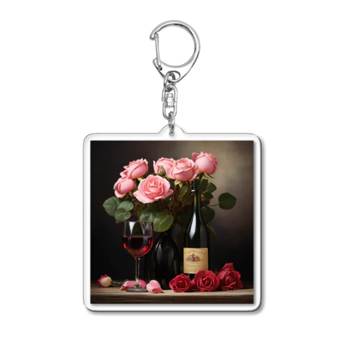 Days of Wine and Roses Acrylic Key Chain