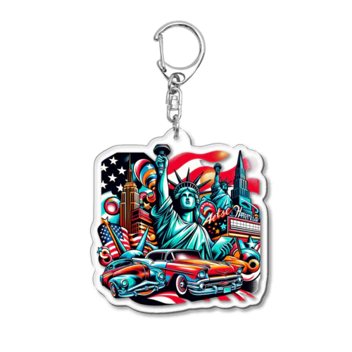 The アメリカン・ドリーム Acrylic Key Chain