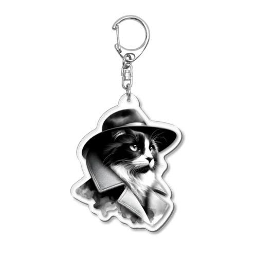 BOSS kitty Acrylic Key Chain