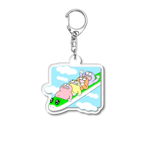 ギャーー！！(ジェットコースター) Acrylic Key Chain