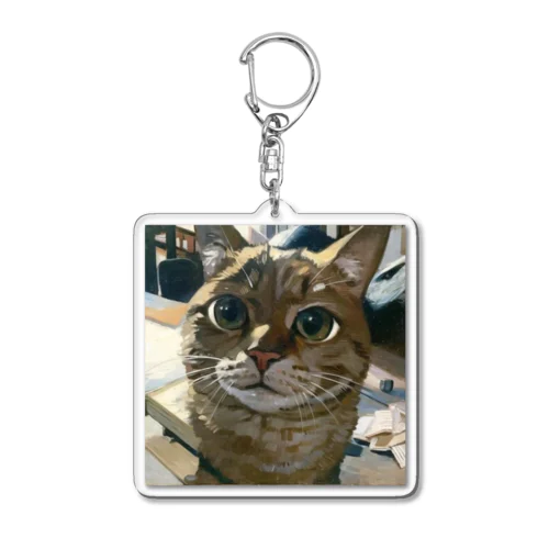 猫様　ちゃこまるグッズ Acrylic Key Chain