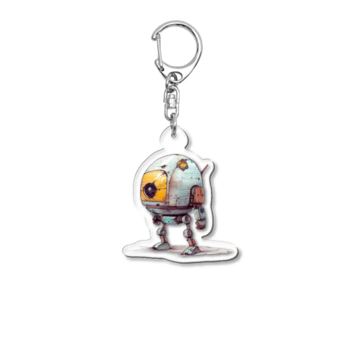 レトロ戦闘ロボットＲ Acrylic Key Chain