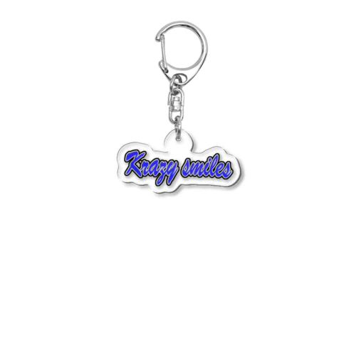 クレスマロゴ青グッズ Acrylic Key Chain