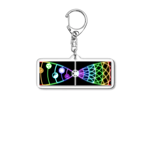 宇宙の羽根 Acrylic Key Chain