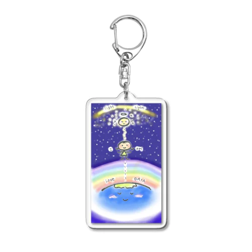 position of 100 （color） Acrylic Key Chain