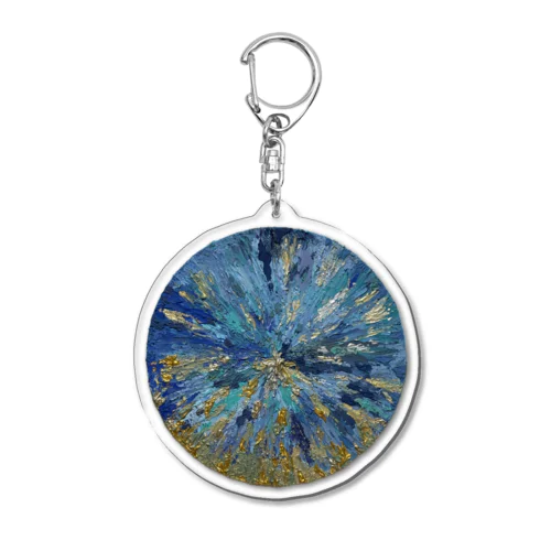 Planet full of gold Acrylic Key Chain